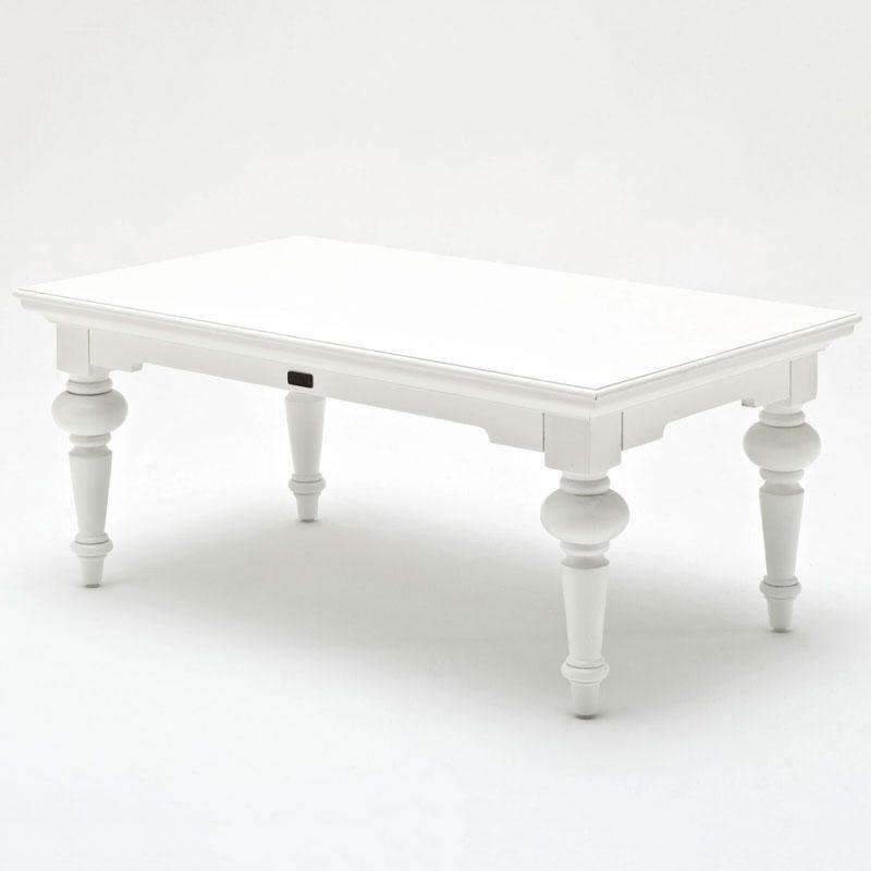 Provence White Painted Rectangular Coffee Table5 - Duck Barn Interiors