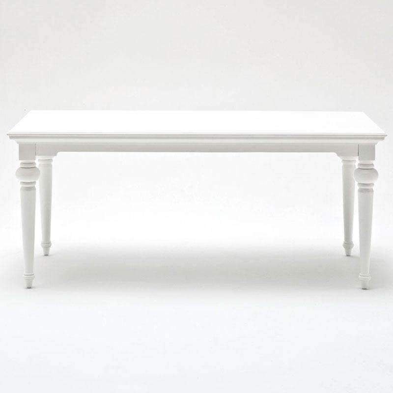 Provence White Painted Rectangular Dining Table 180cm4 - Duck Barn Interiors