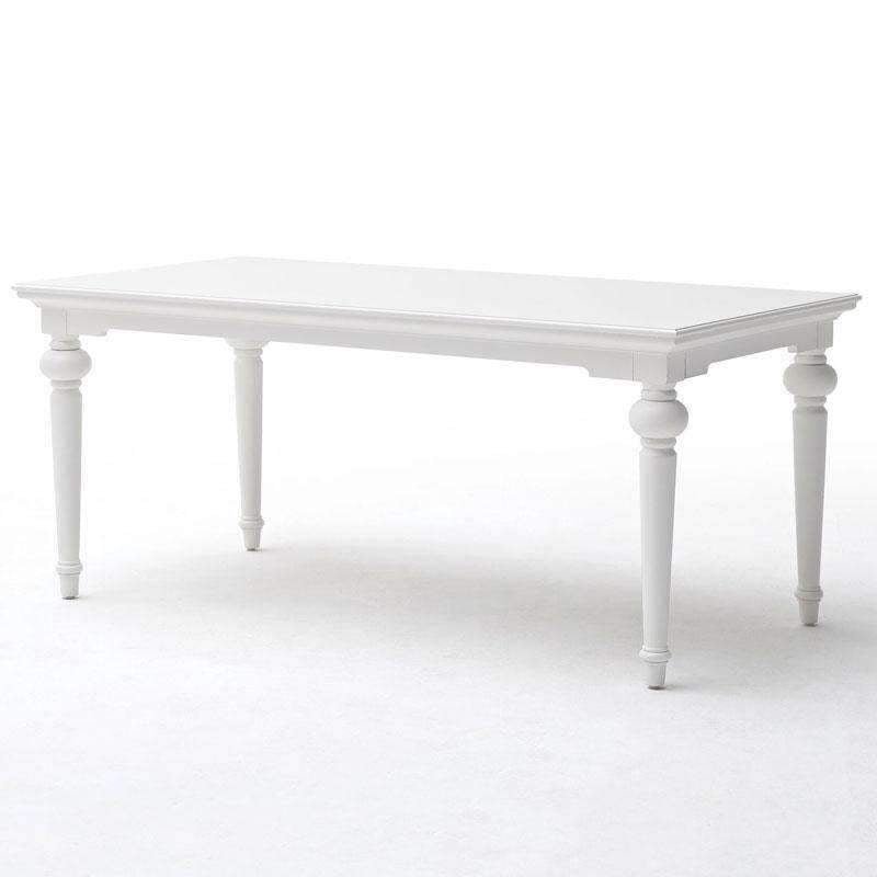 Provence White Painted Rectangular Dining Table 200cm2 - Duck Barn Interiors