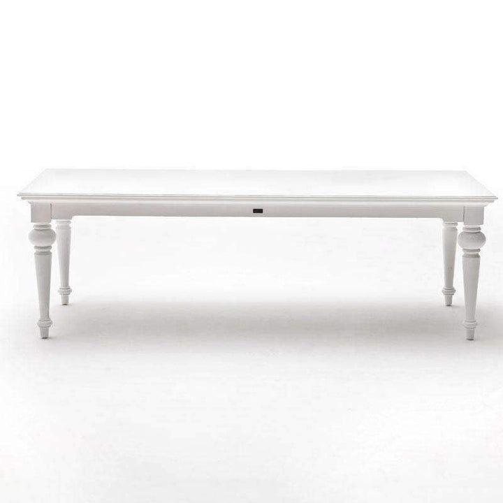 Provence White Painted Rectangular Dining Table 240cm5 - Duck Barn Interiors