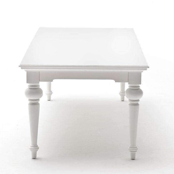 Provence White Painted Rectangular Dining Table 240cm6 - Duck Barn Interiors