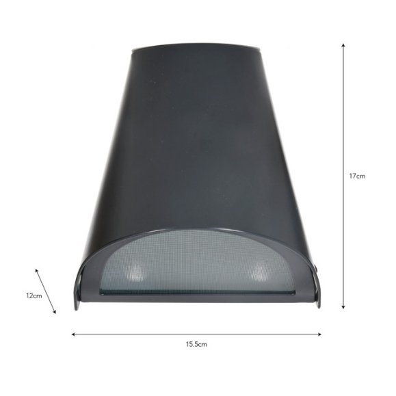 Regent Funnel Outdoor Light - Carbon - Duck Barn Interiors