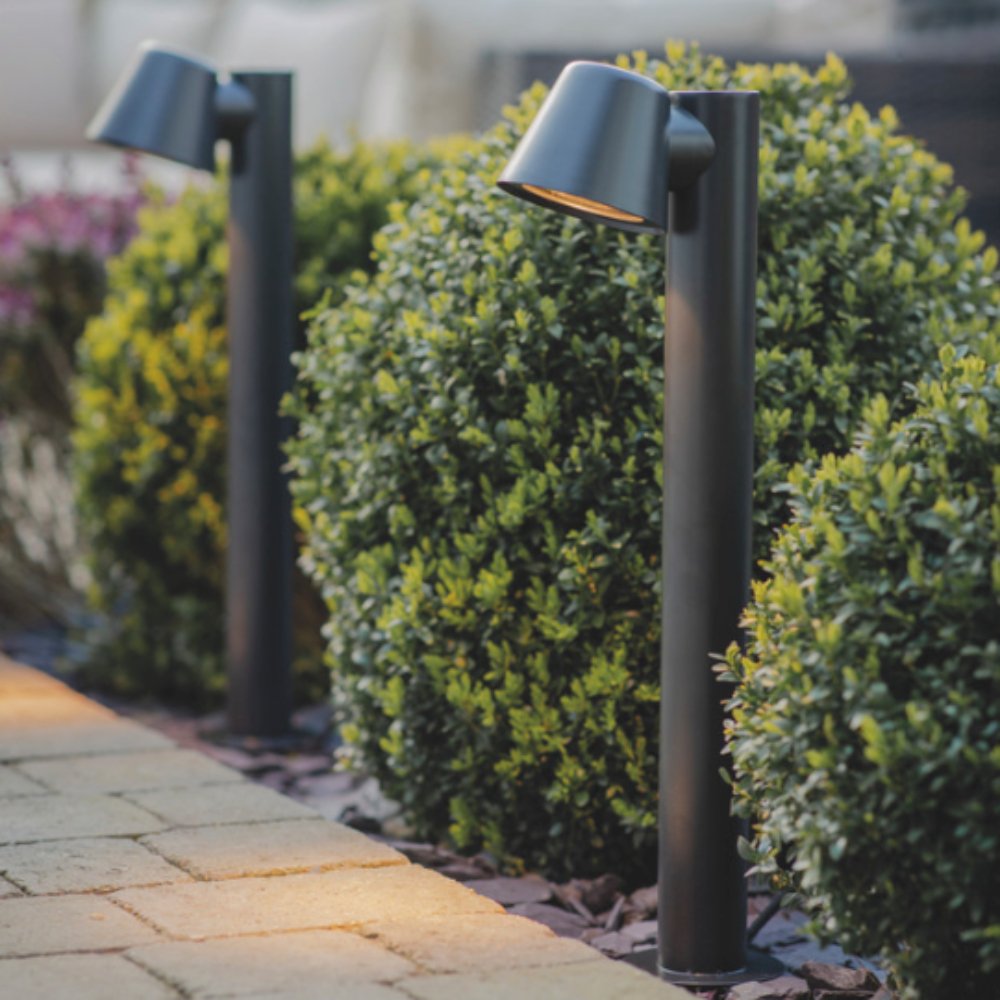 Regent Mast Path Outdoor Light - Carbon - Duck Barn Interiors