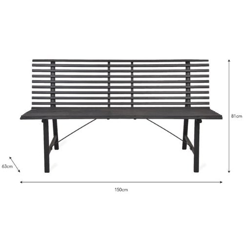 Richmond Bench - Carbon6 - Duck Barn Interiors