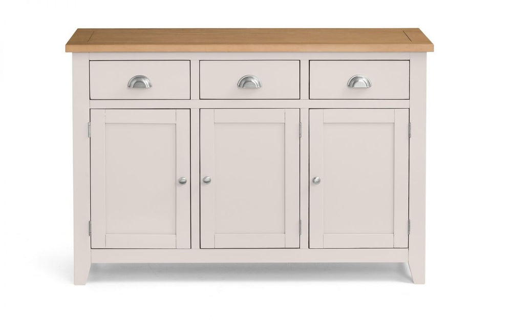 Richmond Elephant Grey 3 Door Sideboard2 - Duck Barn Interiors