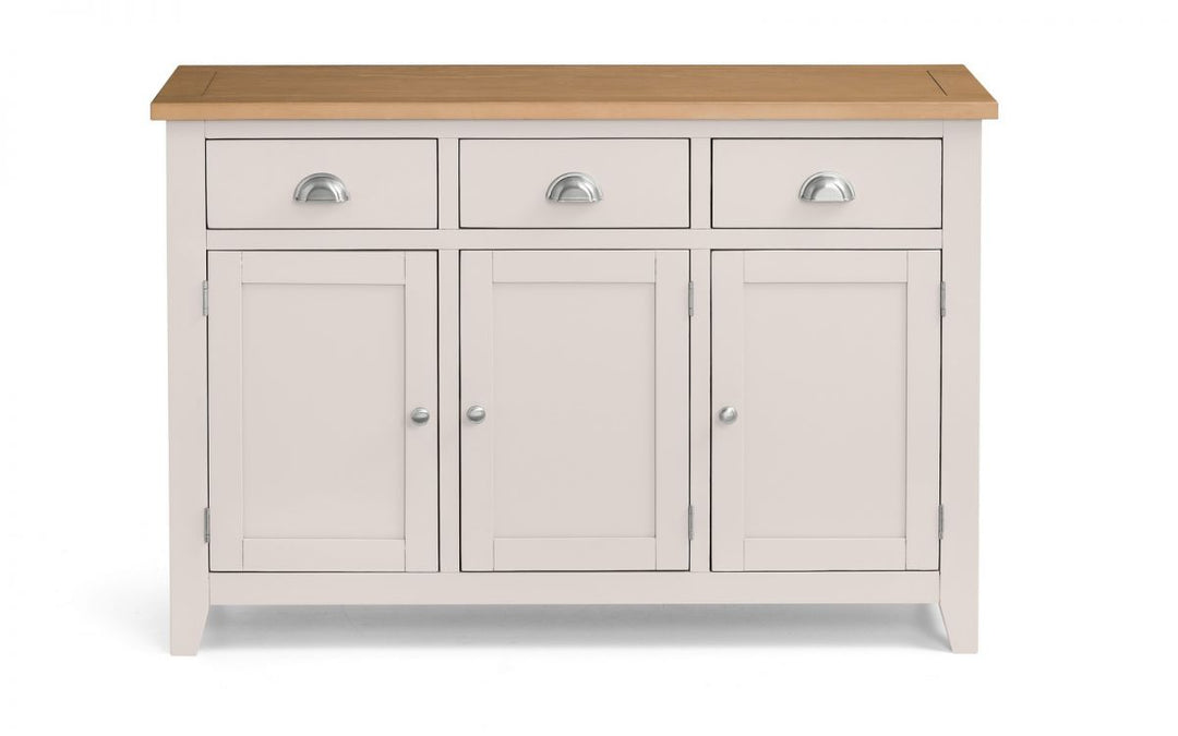 Richmond Elephant Grey 3 Door Sideboard2 - Duck Barn Interiors