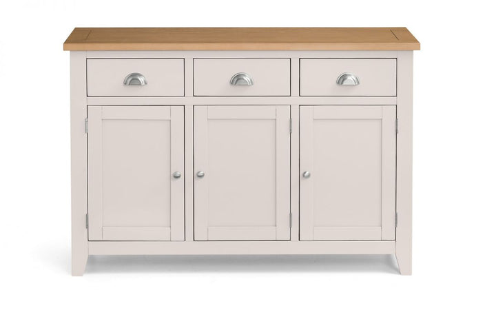 Richmond Elephant Grey 3 Door Sideboard2 - Duck Barn Interiors