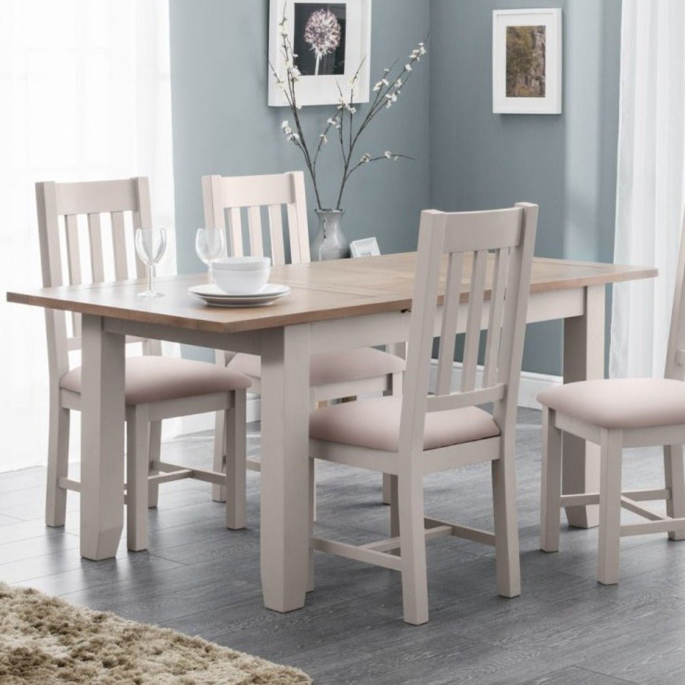 Richmond Extending Dining Table - Elephant Grey - Duck Barn Interiors