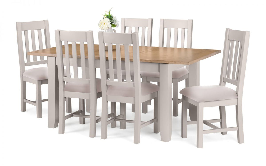 Richmond Elephant Grey Extending Dining Table4 - Duck Barn Interiors