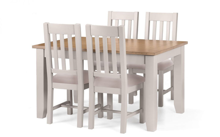 Richmond Elephant Grey Extending Dining Table3 - Duck Barn Interiors