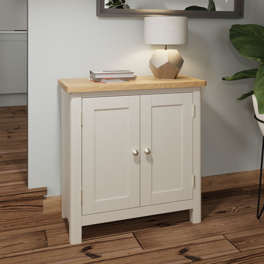 Riverside Truffle & Oak Painted Sideboard - Small - Duck Barn Interiors