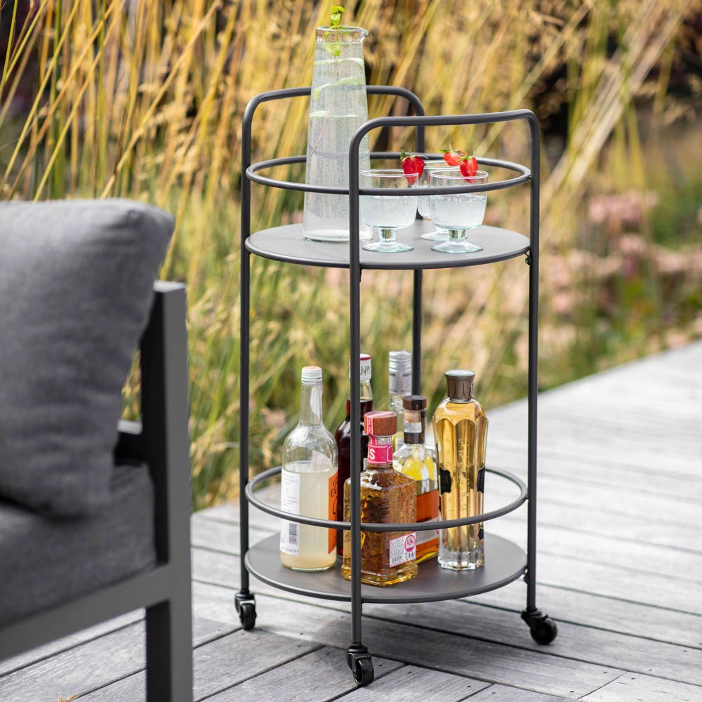 Round Drinks Trolley - 2 Colours - Duck Barn Interiors