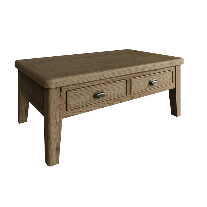 Rusper Oak Large Coffee Table4 - Duck Barn Interiors