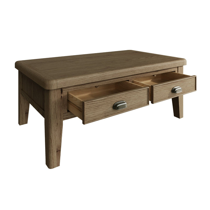 Rusper Oak Large Coffee Table3 - Duck Barn Interiors