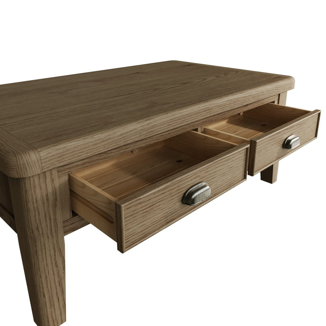 Rusper Oak Large Coffee Table8 - Duck Barn Interiors