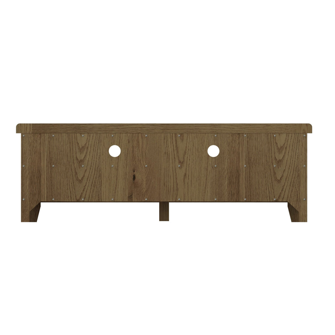 Rusper Oak Large TV Unit9 - Duck Barn Interiors