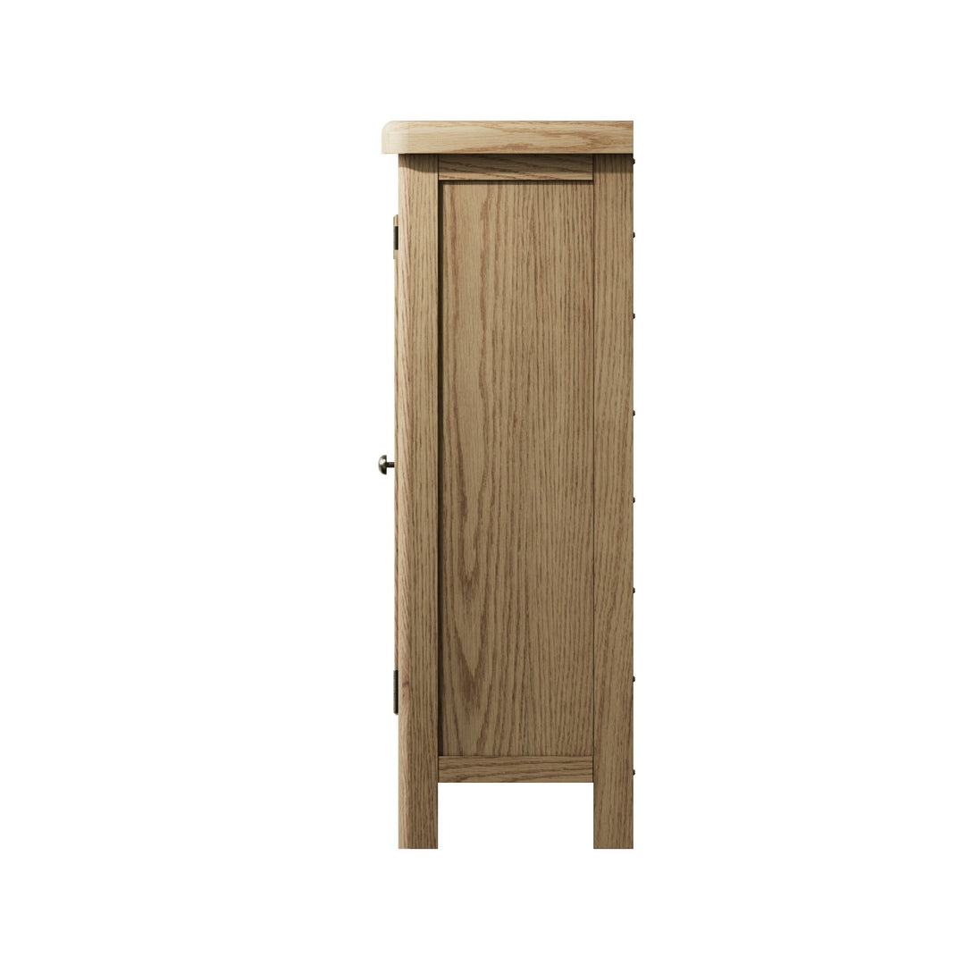 Rusper Oak Shoe Cupboard8 - Duck Barn Interiors