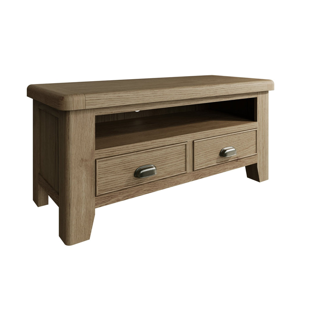 Rusper Oak TV Unit5 - Duck Barn Interiors