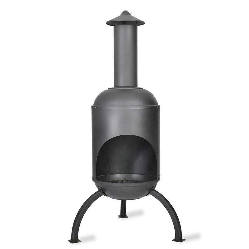 Sarsden Chiminea - Steel - Duck Barn Interiors