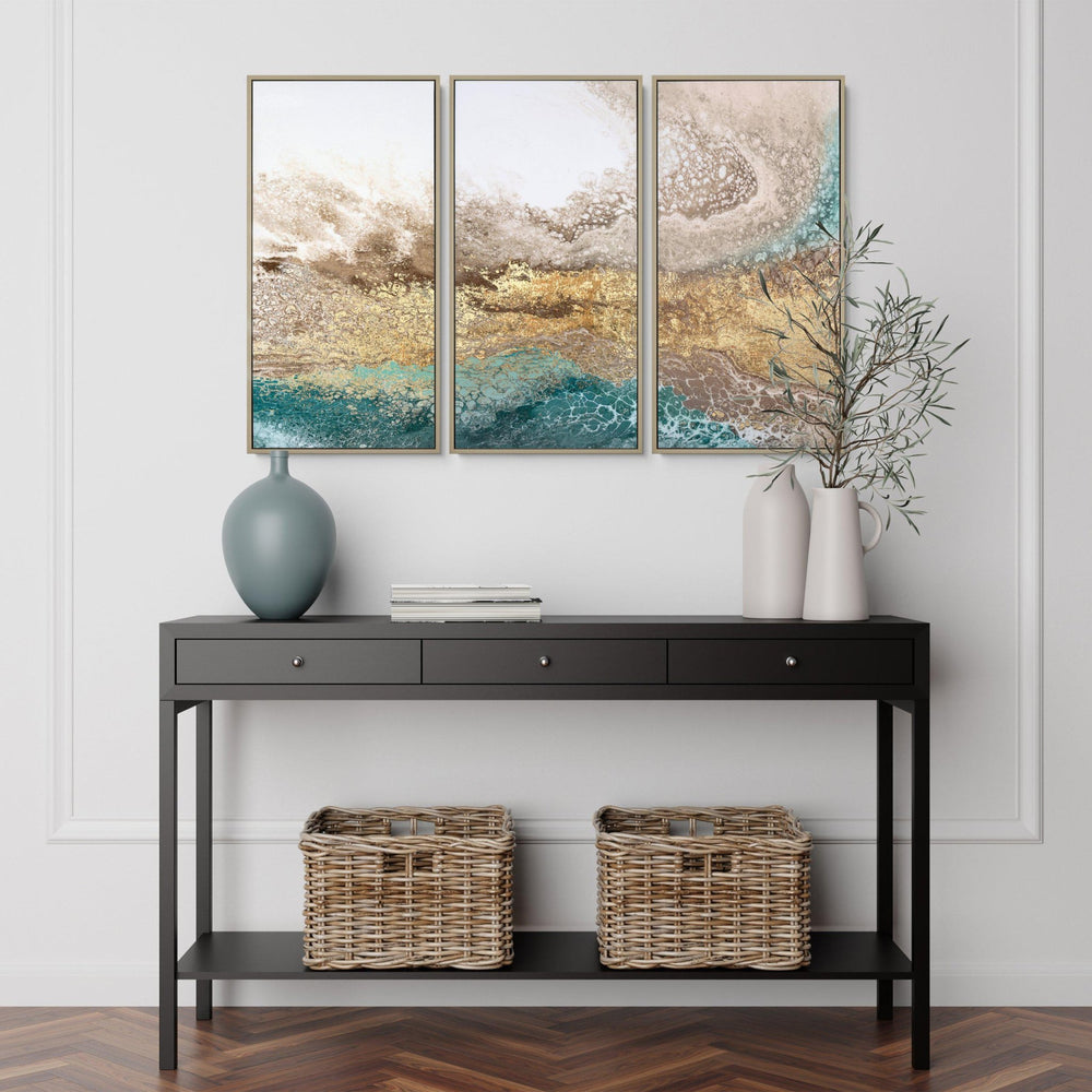 Serene Triptych by PI Studio1 - Duck Barn Interiors