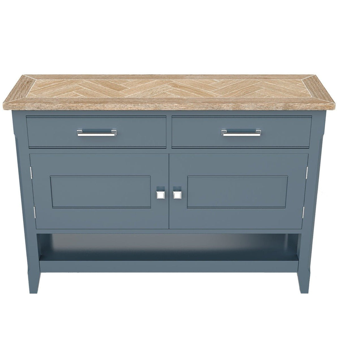 Signature Blue Console Table with Storage3 - Duck Barn Interiors