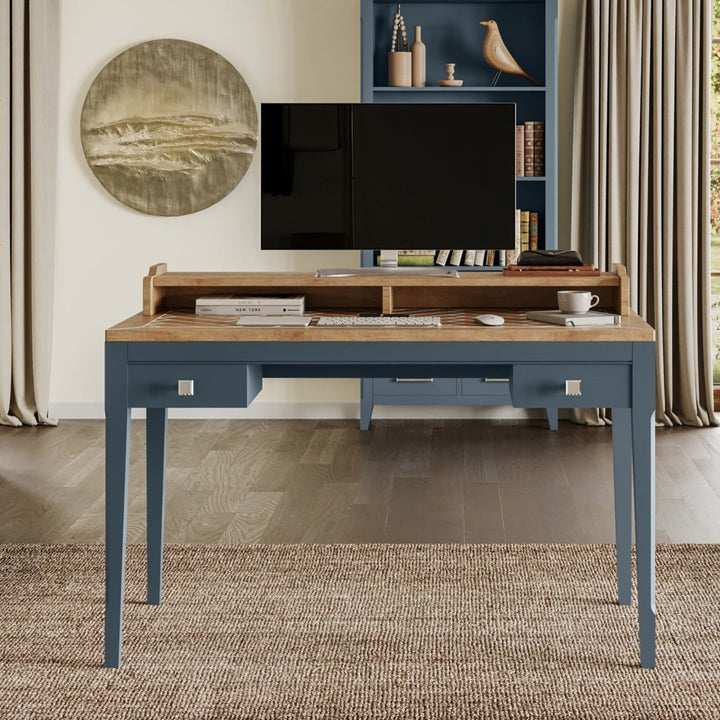 Signature Blue Desk / Dressing Table1 - Duck Barn Interiors