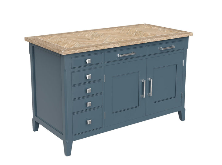 Signature Blue Hidden Home Office Desk3 - Duck Barn Interiors