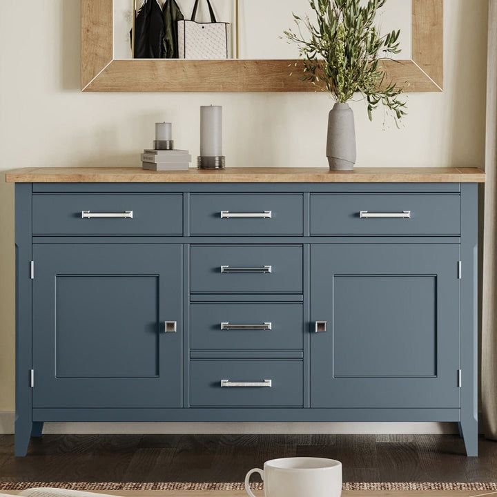 Signature Blue Large Sideboard1 - Duck Barn Interiors