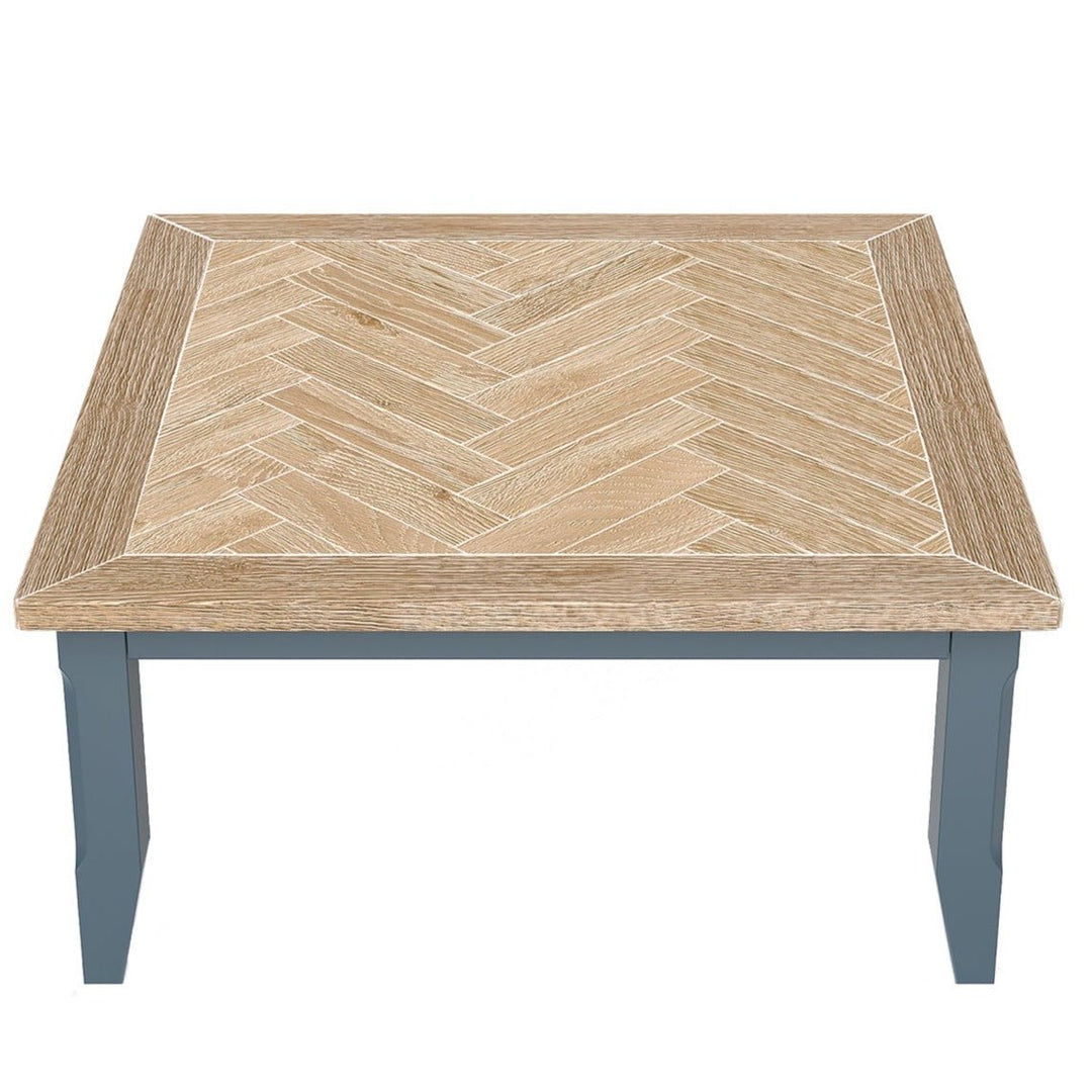 Signature Blue - Square Open Coffee Table - Duck Barn Interiors