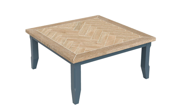 Signature Blue - Square Open Coffee Table - Duck Barn Interiors