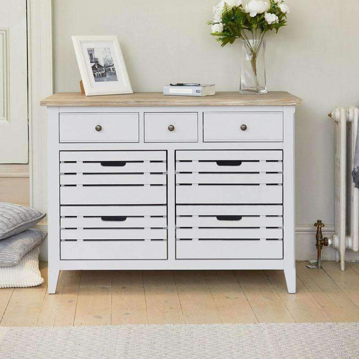 Signature Grey Console Small Sideboard - Duck Barn Interiors