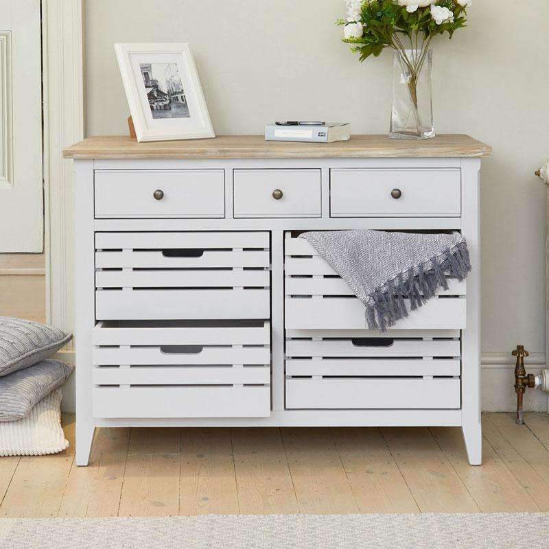 Signature Grey Console Small Sideboard - Duck Barn Interiors