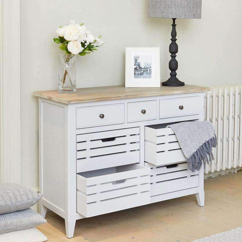 Signature Grey Console Small Sideboard - Duck Barn Interiors