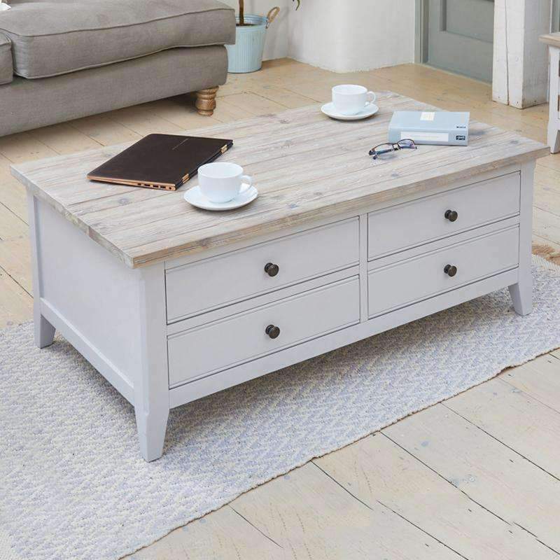 Signature Grey Large Coffee Table1 - Duck Barn Interiors