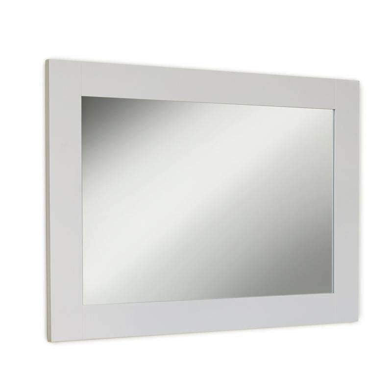 Signature Grey Large Rectangle Mirror - Duck Barn Interiors