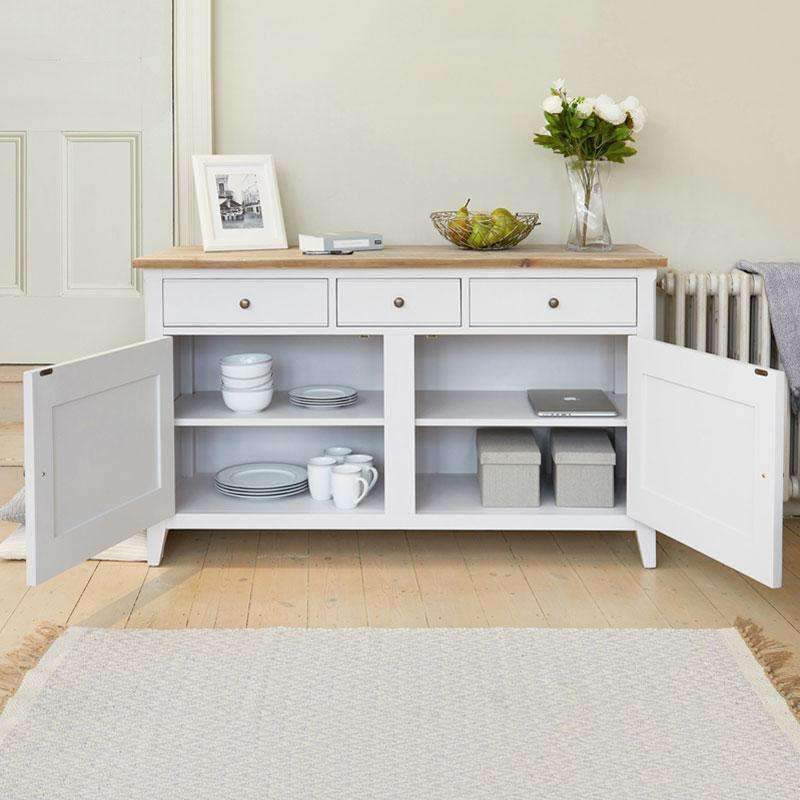 Signature Grey Large Sideboard2 - Duck Barn Interiors