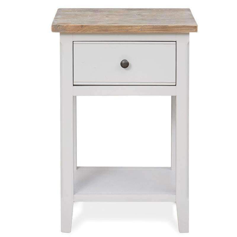 Signature Grey One Drawer Side Table - Duck Barn Interiors