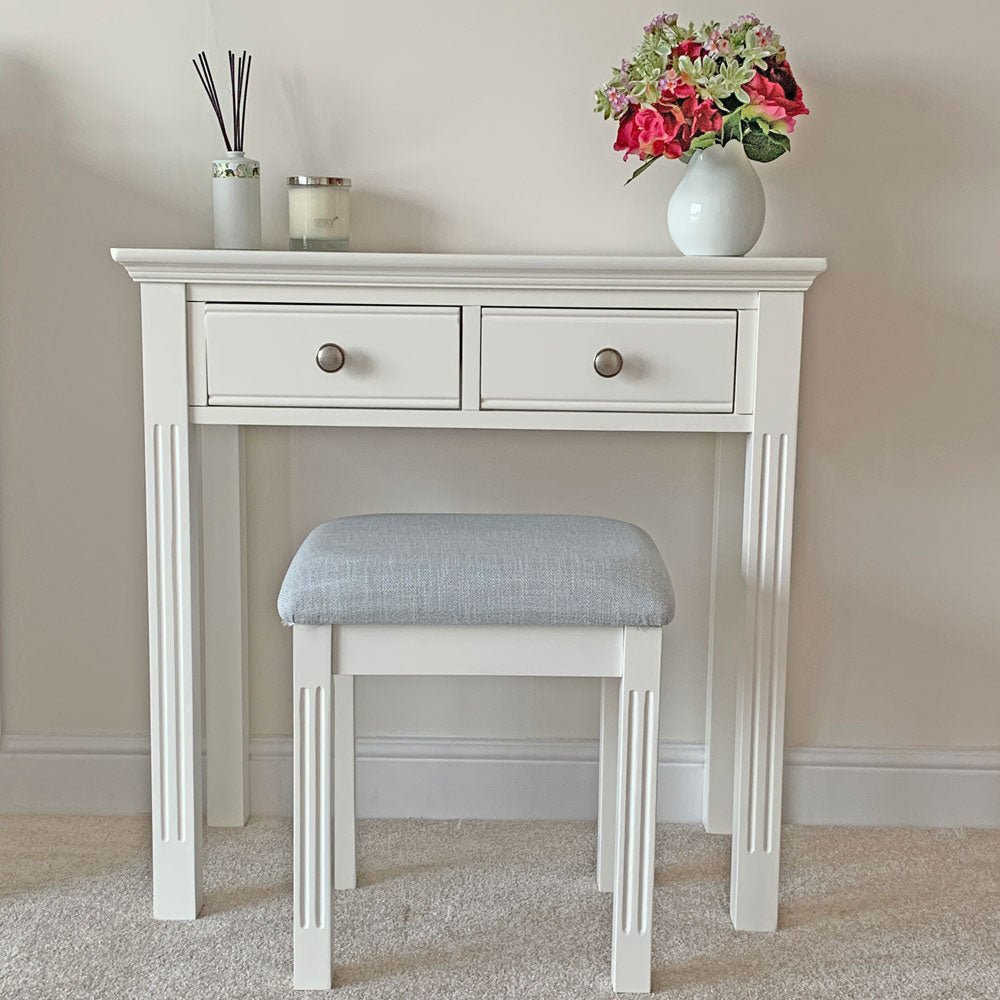 Snowdrop White Painted Dressing Table - Duck Barn Interiors