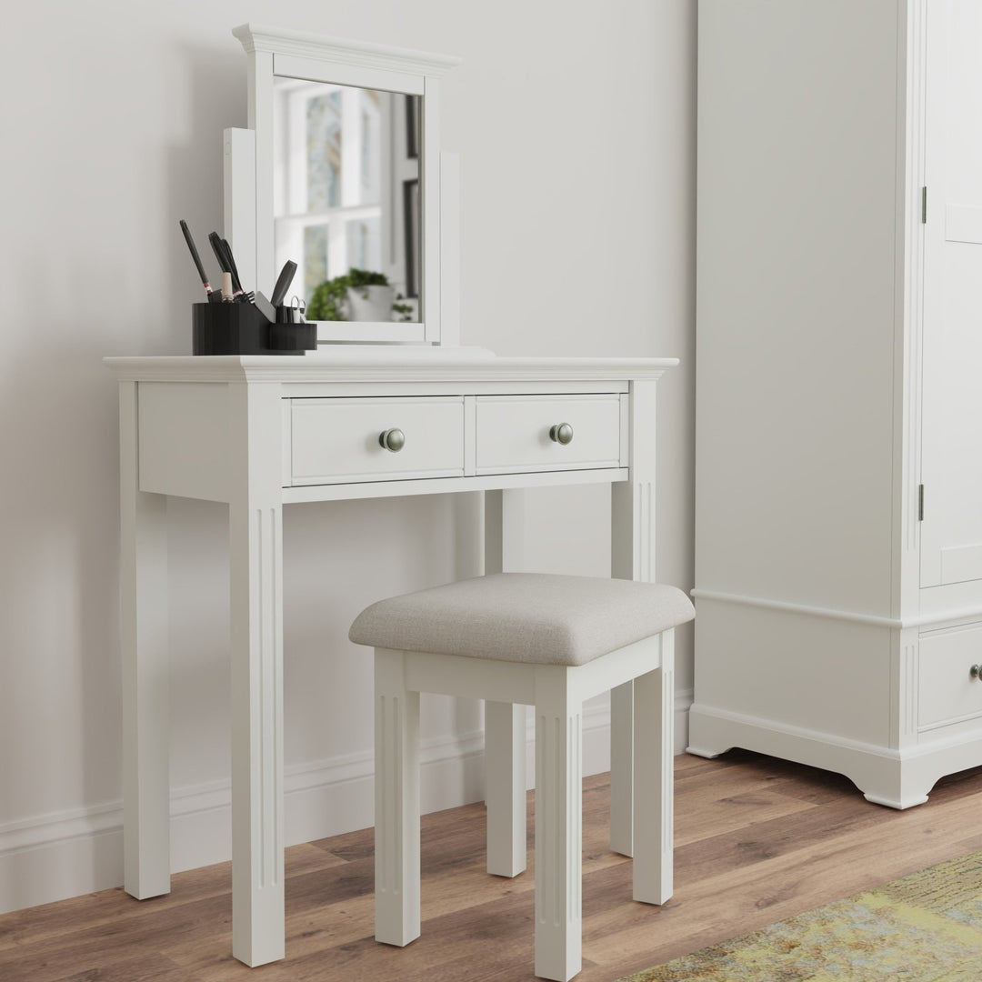 Snowdrop White Painted Dressing Table - Duck Barn Interiors