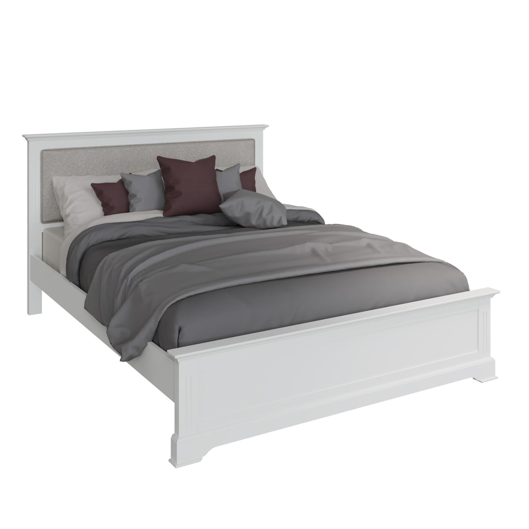 Snowdrop White Painted Kingsize Bed Frame - 5ft2 - Duck Barn Interiors