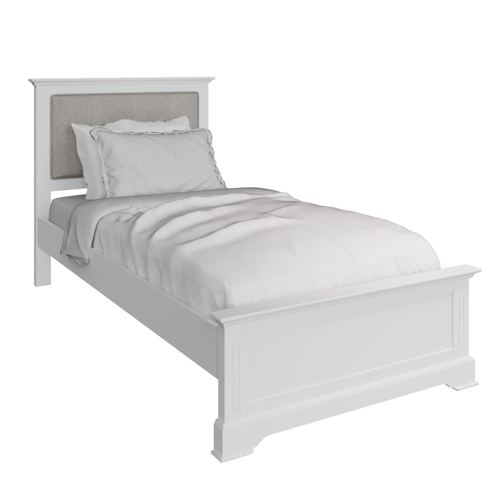 Snowdrop White Painted Single Bed Frame 3ft2 - Duck Barn Interiors