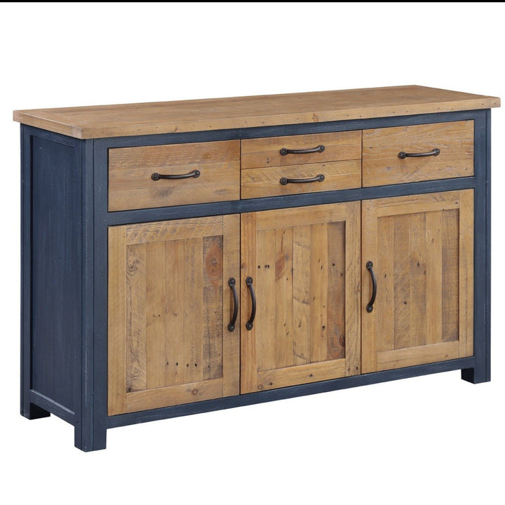 Splash of Blue 3 Door Sideboard2 - Duck Barn Interiors