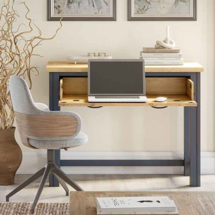 Splash of Blue Hidden Spacesaver Desk1 - Duck Barn Interiors