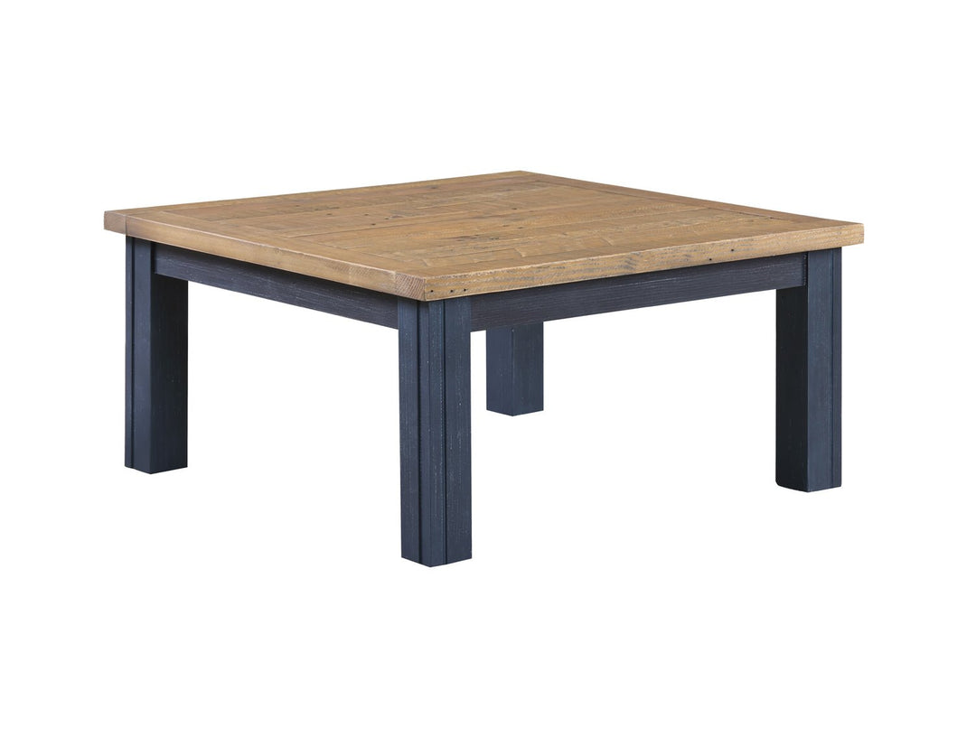 Splash of Blue Low Square Coffee Table2 - Duck Barn Interiors