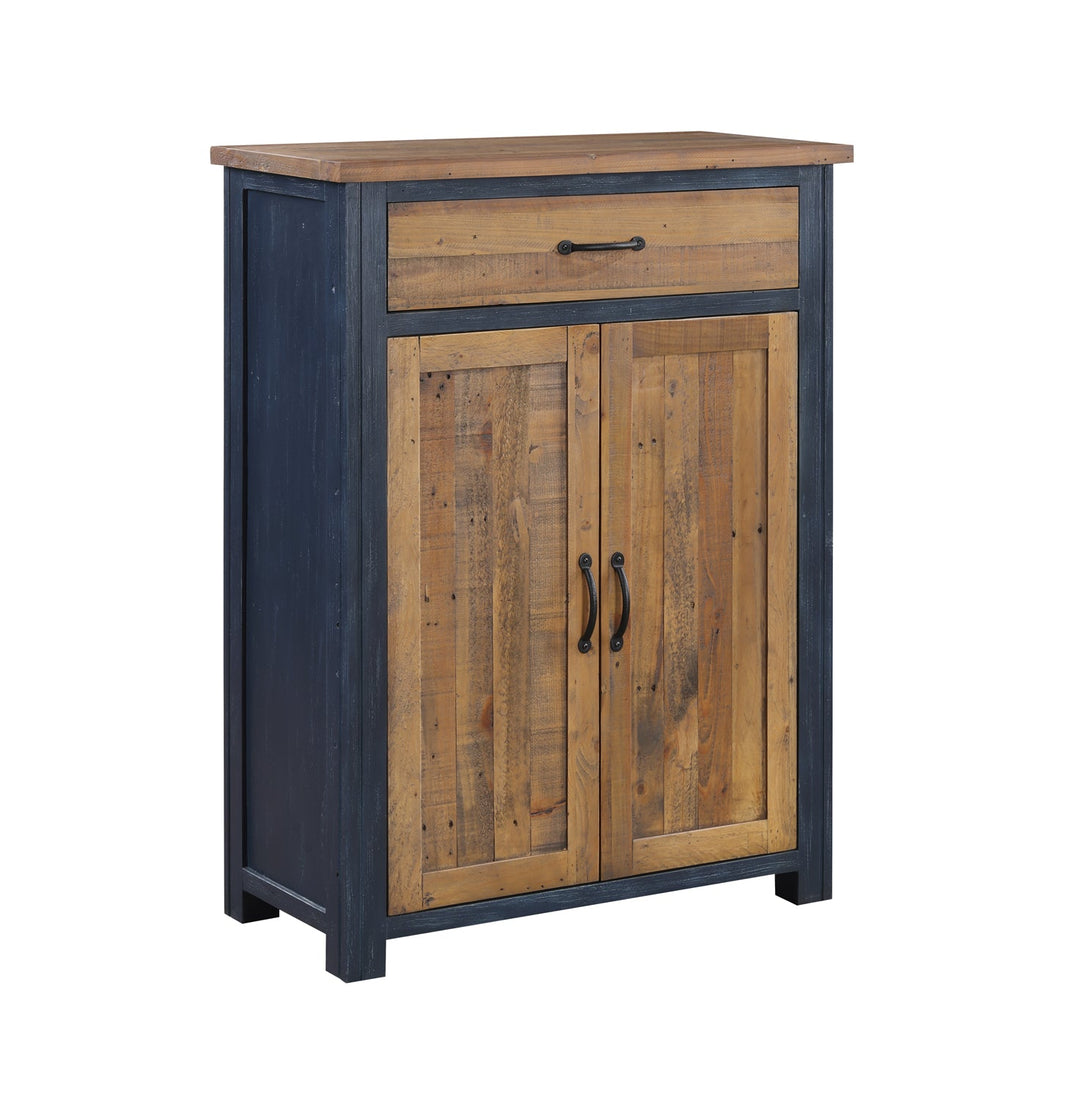 Splash of Blue Shoe Storage Cupboard With Drawer4 - Duck Barn Interiors