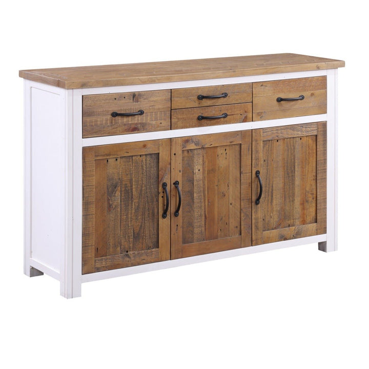 Splash of White 3 Door Sideboard4 - Duck Barn Interiors