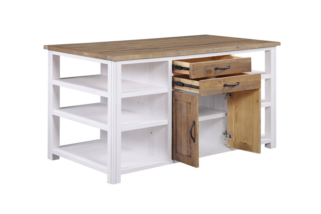 Splash of White Kitchen Island4 - Duck Barn Interiors