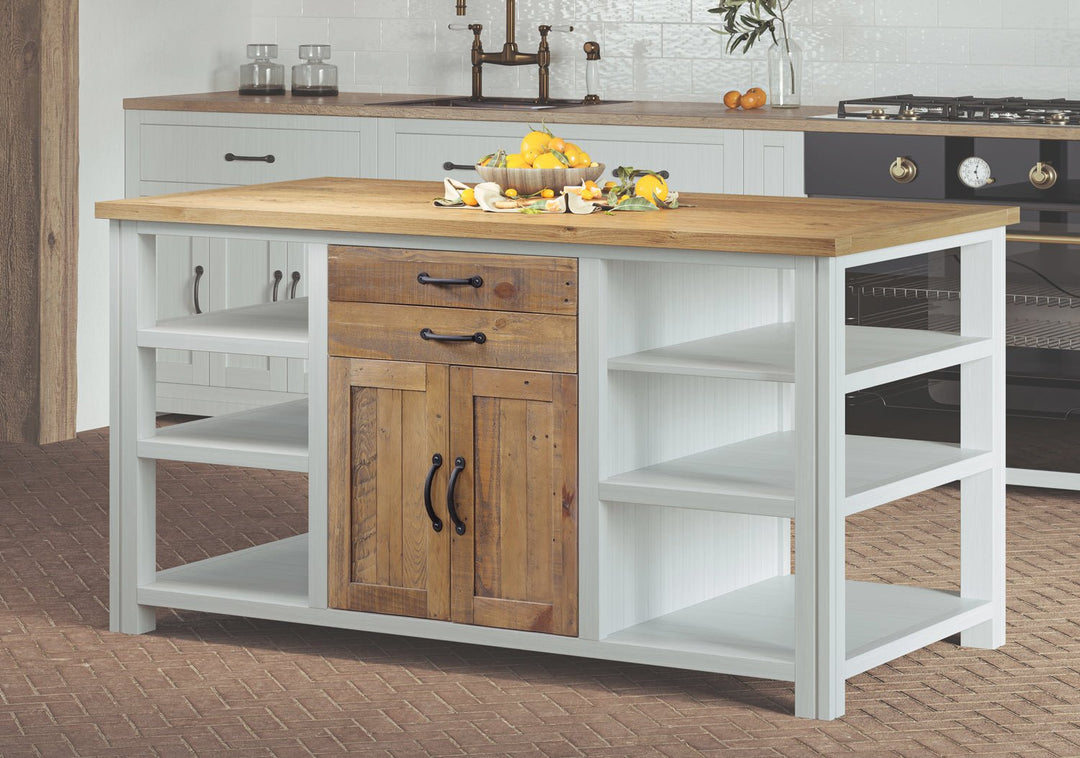 Splash of White Kitchen Island3 - Duck Barn Interiors