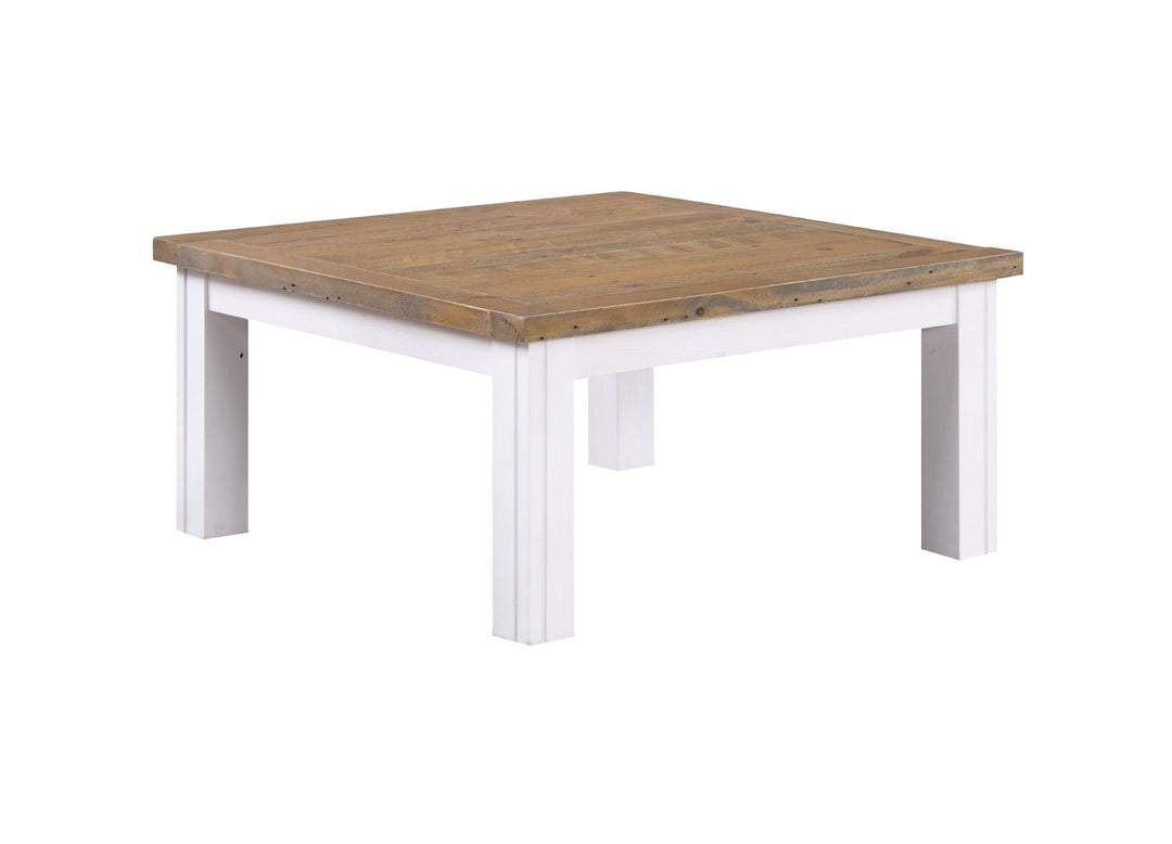 Splash of White Low Square Coffee Table2 - Duck Barn Interiors