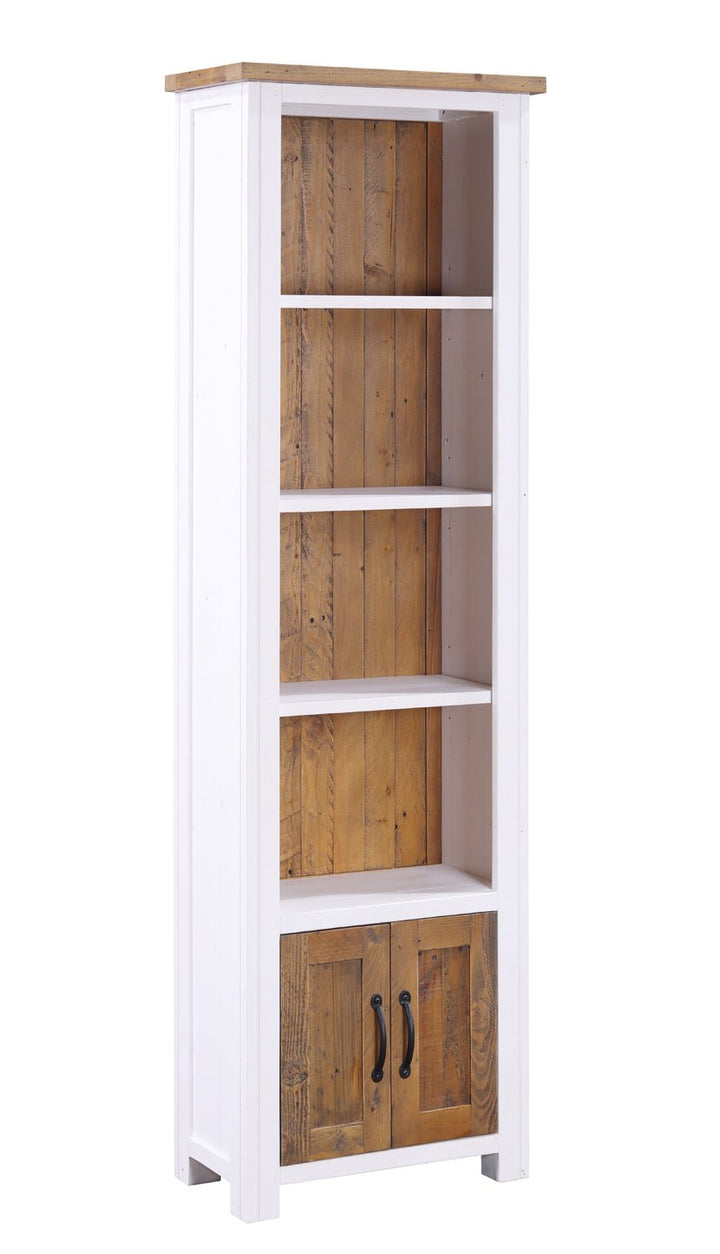 Splash of White Narrow Bookcase3 - Duck Barn Interiors